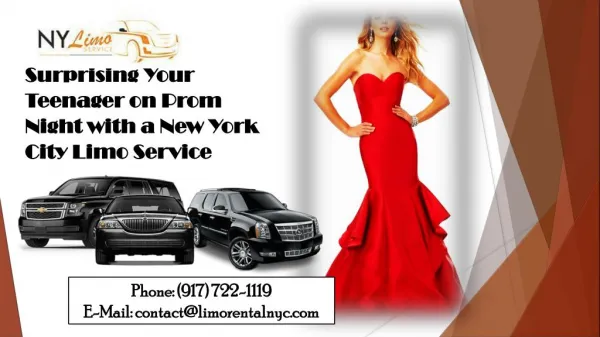 Surprising Your Teenager on Prom Night with a New York City Limo Service