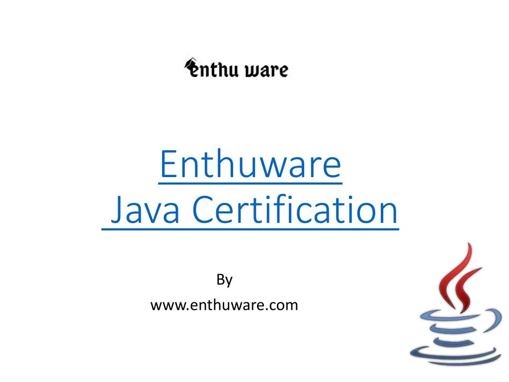 enthuware java certification