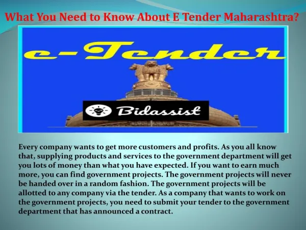 What You Need to Know About E Tender Maharashtra?