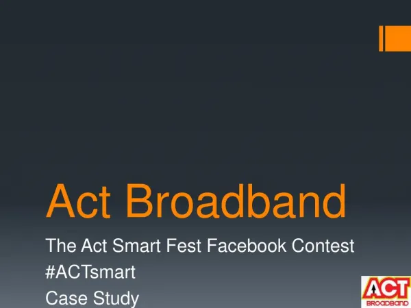 Act broadband - Social Media Marketing Services