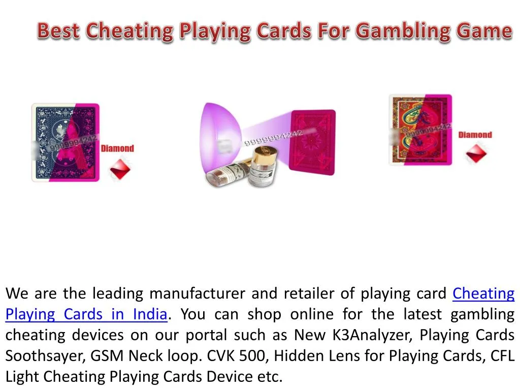 best cheating playing cards for gambling game