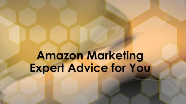 Expert Advice for You - Amazon Marketing