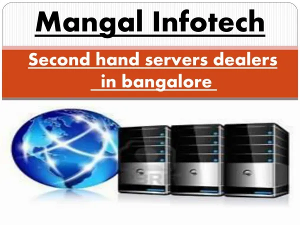 second hand servers dealers in bangalore