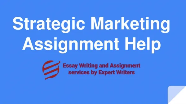 Book your First Strategic Marketing Assignment With Essaycorp Experts