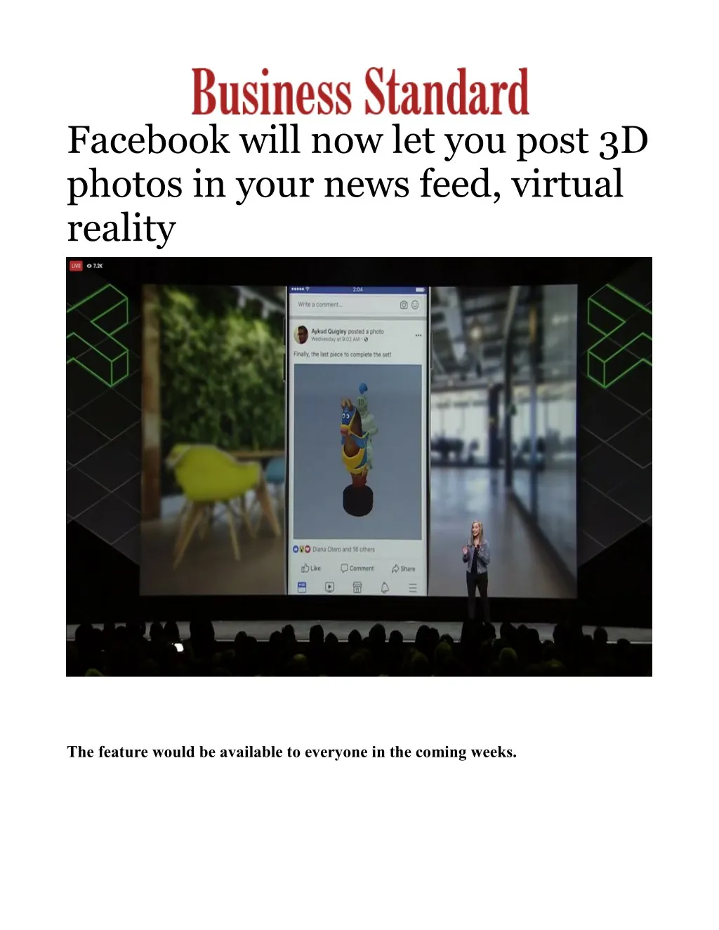 facebook will now let you post 3d photos in your