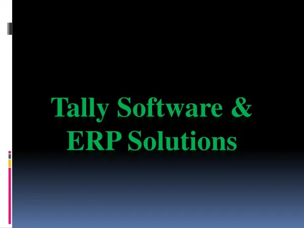 Best Tally and ERP software company in pune| Tally And ERP solutions |PrismIT