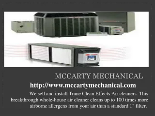 McCarty Mechanical - slide 1