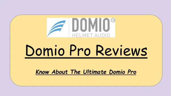 Find Domio Pro Reviews