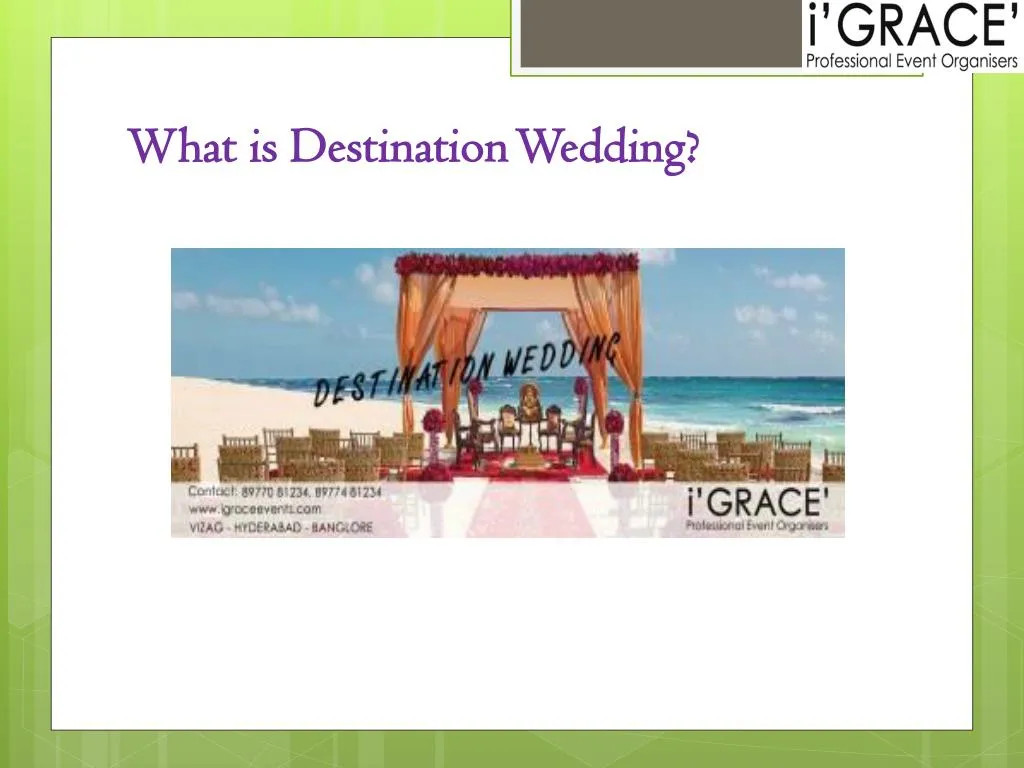 what is destination wedding
