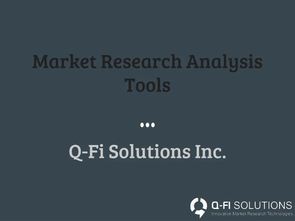 market research analysis tools