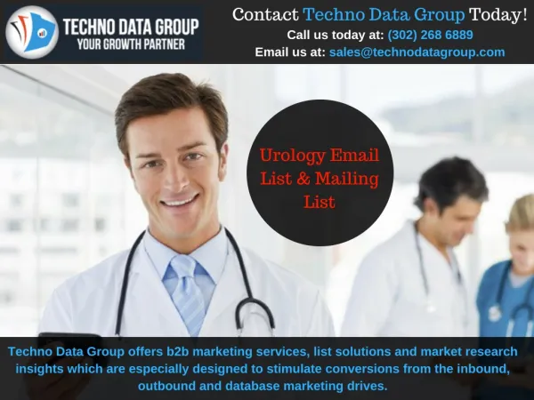 Urology Email List | Urology Mailing Lists | Urology Email Database