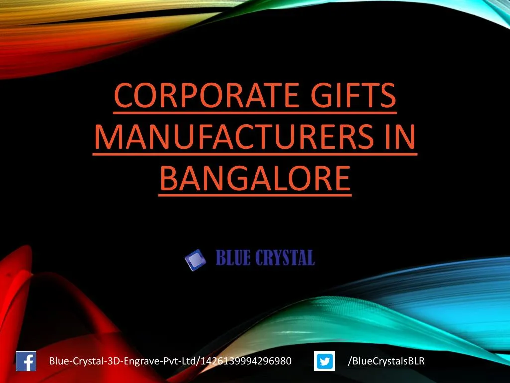 corporate gifts manufacturers in bangalore