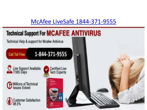 McAfee LiveSafe | 1844-371-9555 | McAfee.com/Activate