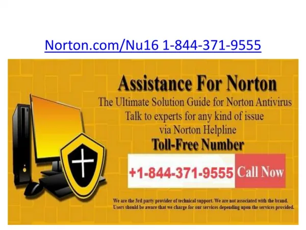 Norton.com/Nu16 | 1-844-371-9555 | Norton.com/Setup