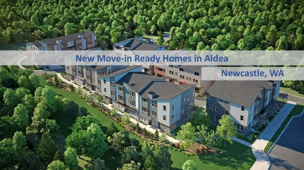 New Homes for Sale in Aldea, WA - Quadrant Homes