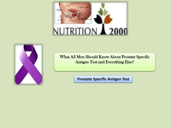 Control Prostate-Specific Antigen Level with Help of NUTRITION2000