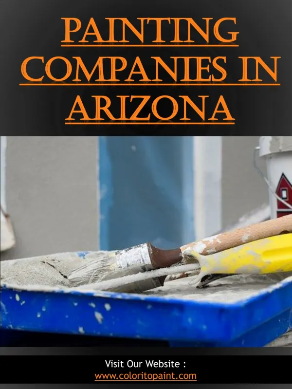 Painting Companies In Arizona