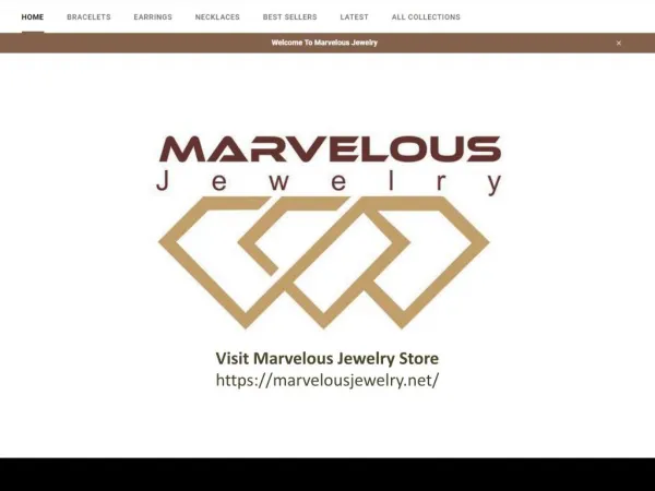 Marvelous Jewelry and Accessories Store : MarvelousJewelry.Net