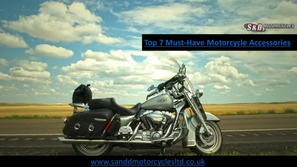 Top 7 Must-Have Motorcycle Accessories
