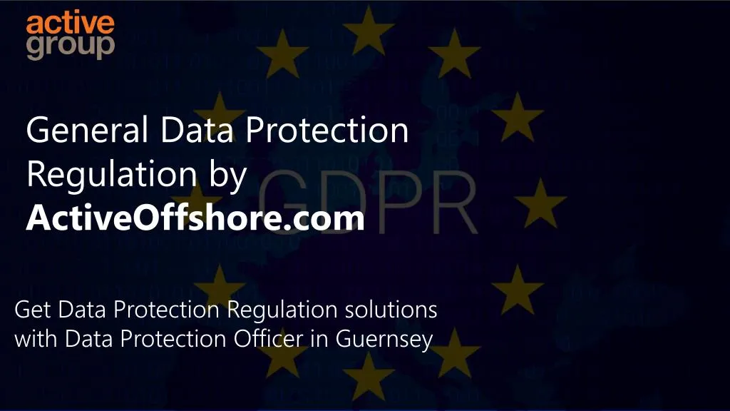 general data protection regulation by active
