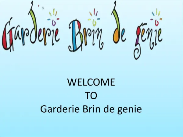 Garderie Brin de Génie | Ville de Laprairie| Candiac | la place 0-5