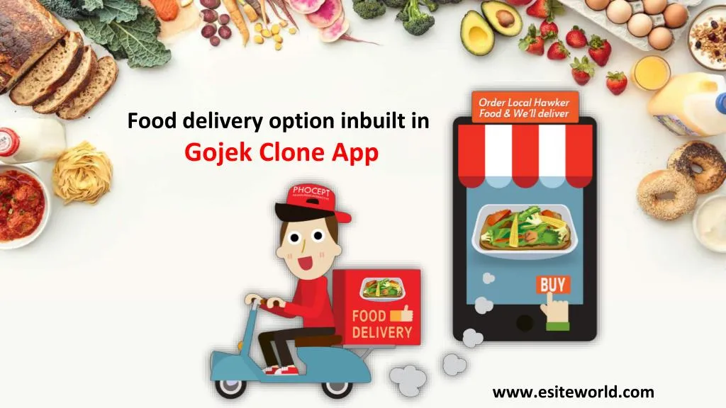 food d elivery option inbuilt in gojek clone app