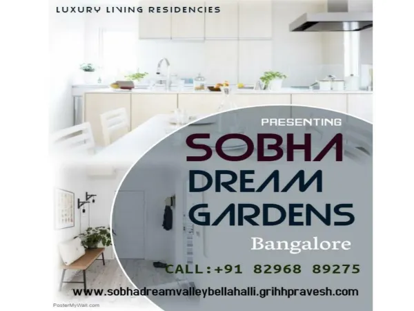 Sobha Dream Gardens Bellahalli -Investment Property