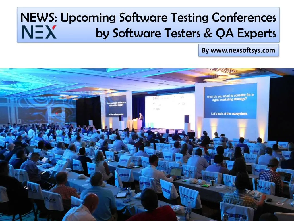 news upcoming software testing conferences