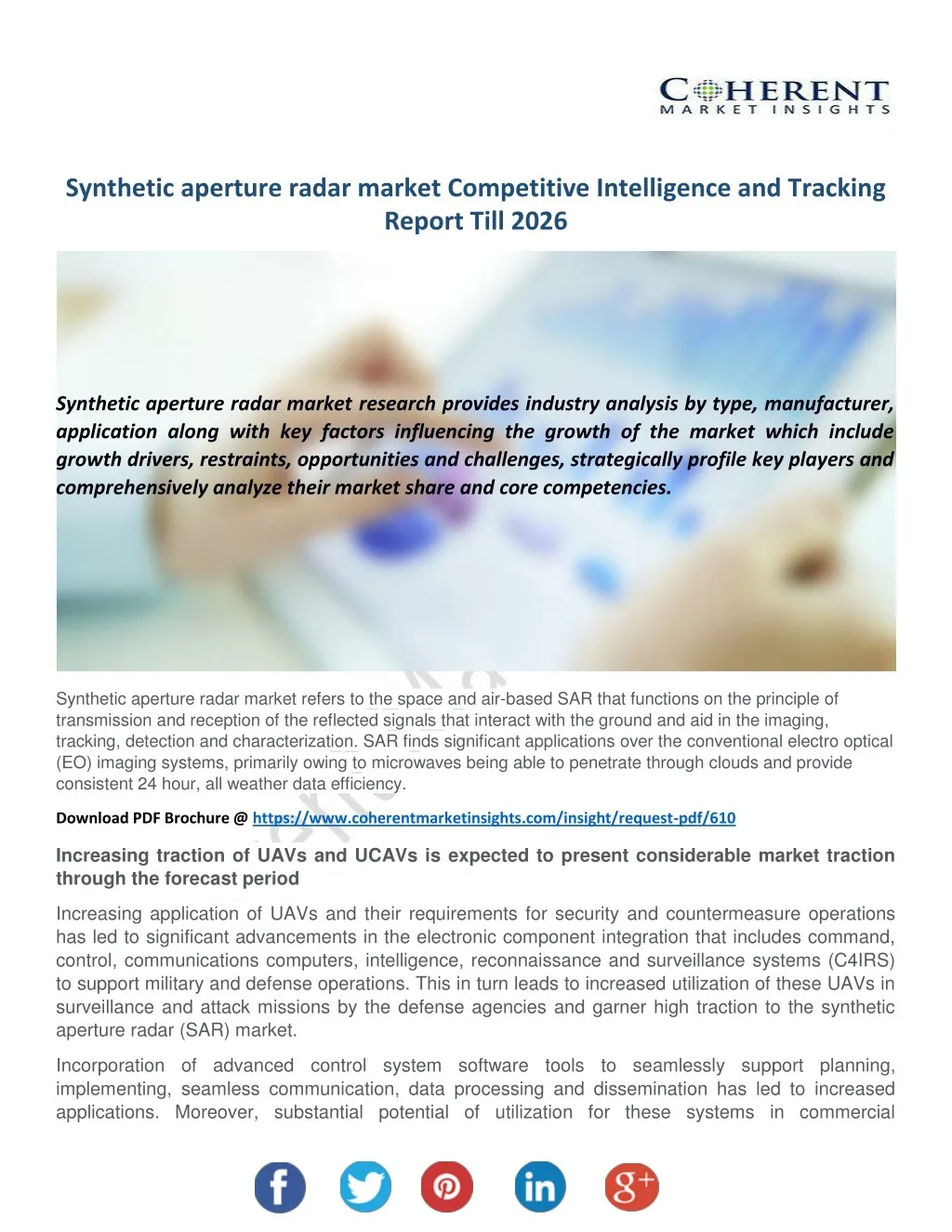 synthetic aperture radar market competitive