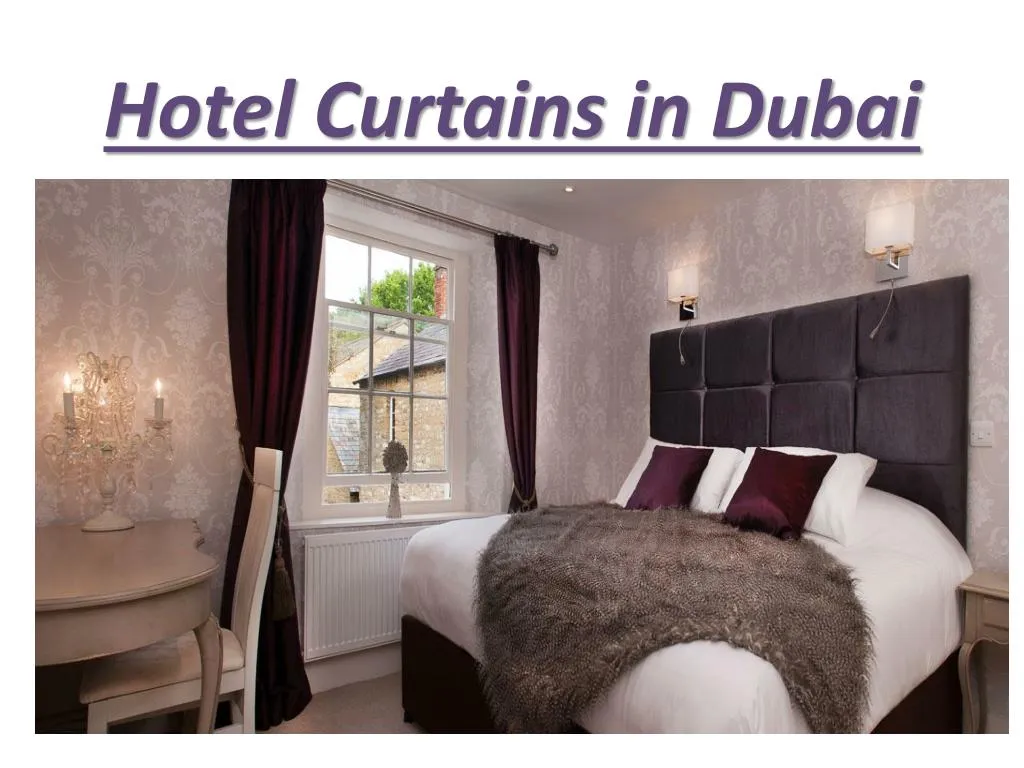 hotel curtains in dubai