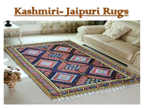 Kashmiri japuri rugs