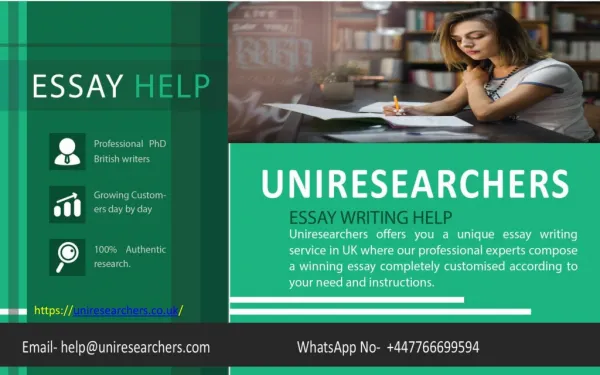 Uniresearchers- Essay Writing Help