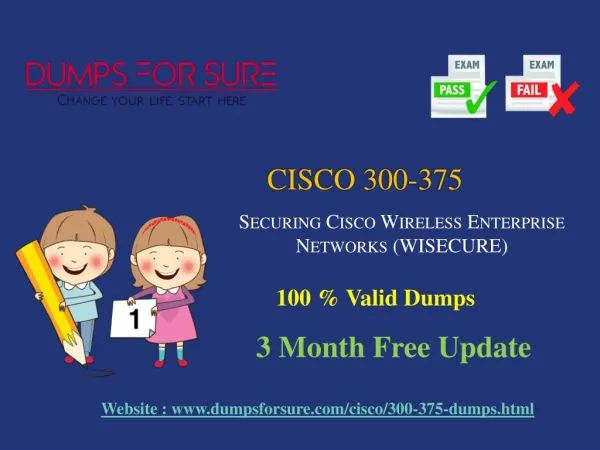 Valid Cisco 300-375 dumps a real questions for exam success