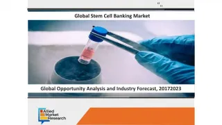 Global Stem Cell Banking Market size share and growth analysis - slide 1