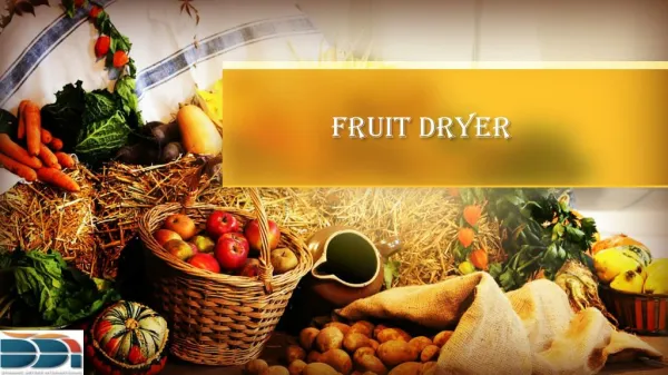 Fruit dryer
