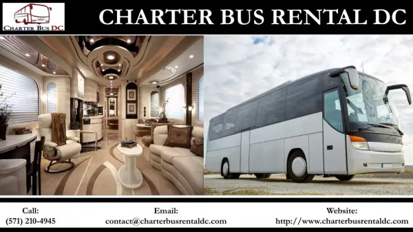 What a DC Charter Bus Rental Company Should Focus on Isn’t What Most People Even Think About