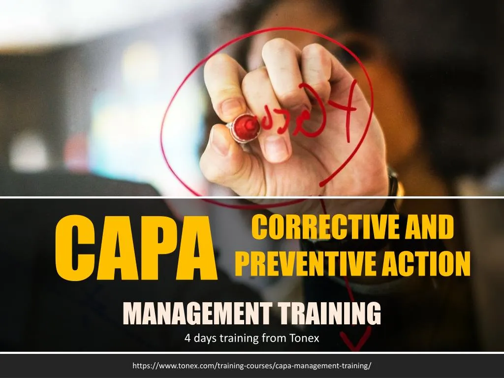 capa management training 4 days training from