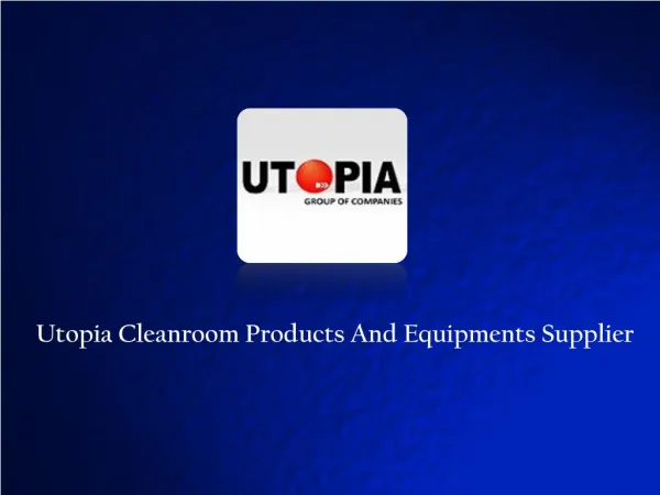 Hospital Cleanroom Products