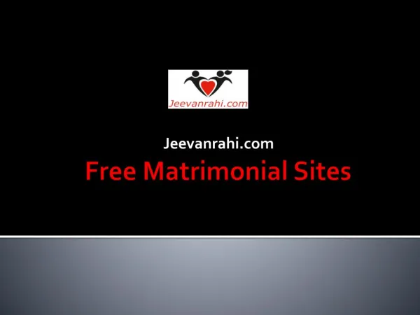 Free Matrimonial Sites | Kannada Matrimony Sites | Jeevanrahi