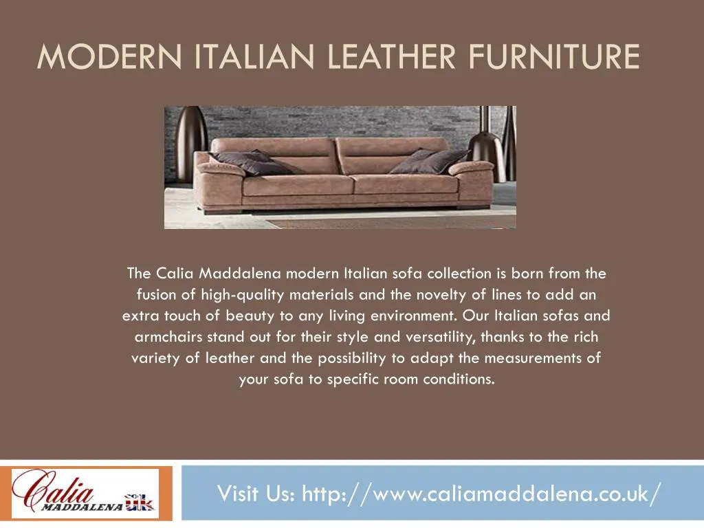 modern italian leather furniture