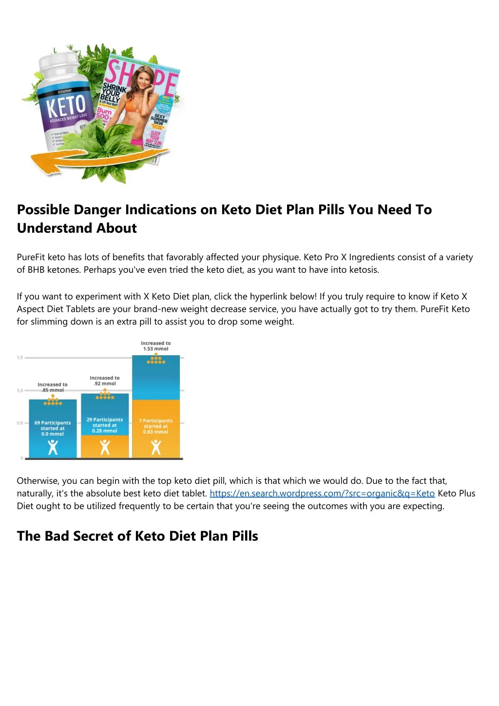 possible danger indications on keto diet plan
