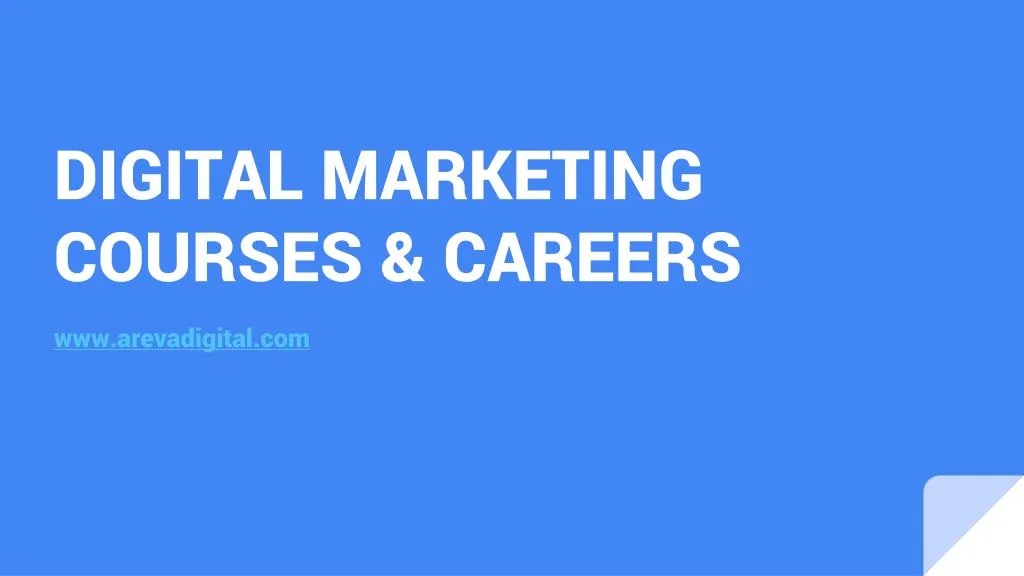 digital marketing courses careers