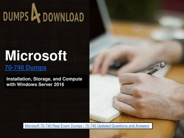 microsoft 70 740 dumps