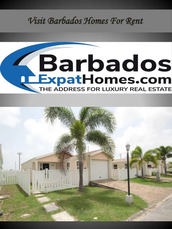 Visit Barbados Homes For Rent