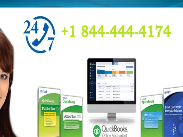 QuickBooks Contact Number 1-844-444-4174