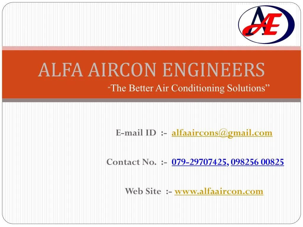 alfa aircon engineers the better air conditioning solutions