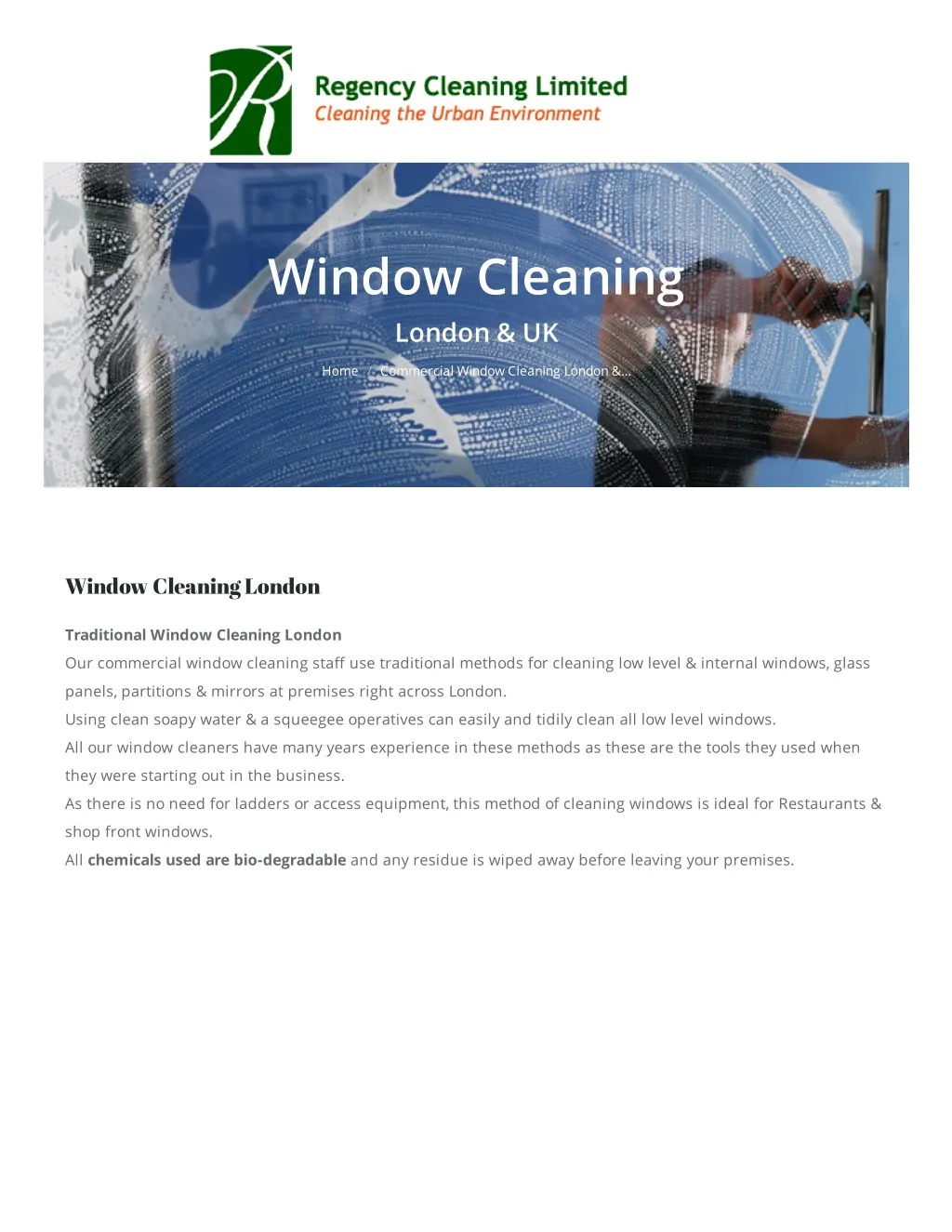 window cleaning london uk