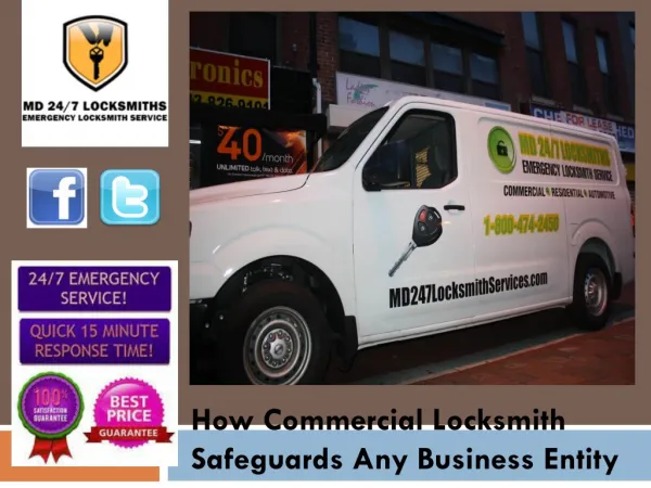 How Commercial Locksmith Safeguards Any Business Entity