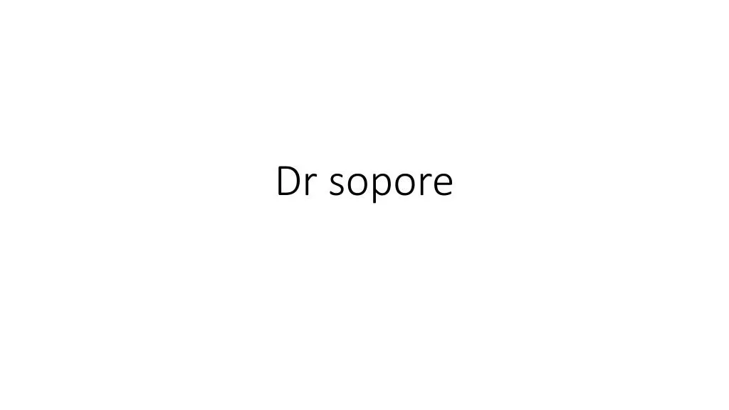 dr sopore