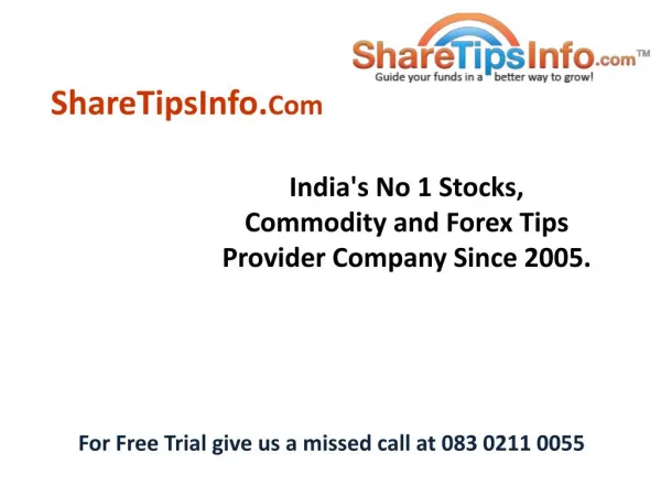 Share Market | Stock Market Tips - Sharetipsinfo